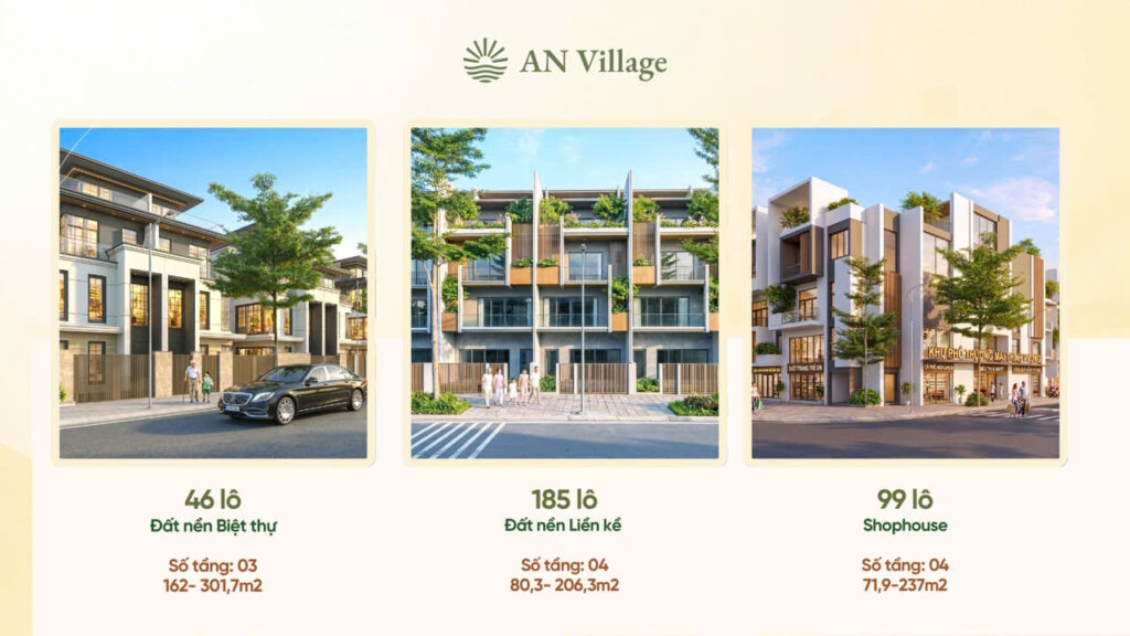 Biệt thự, liền kề, shophouse AN Village Cửa Lò
